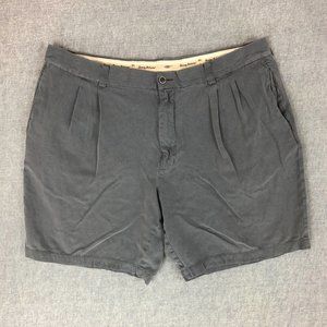Tommy Bahama Shorts 40 Chino Silk Breathable Lightweight Beach Outdoor Gray Mens